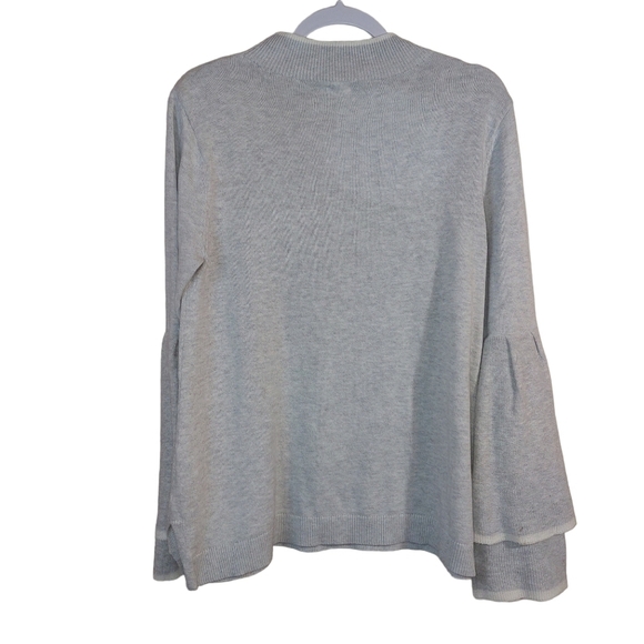 STYLE & CO LADIES BELL LONG SLEEVE CREW NECK SWEATER- M - Picture 2 of 4